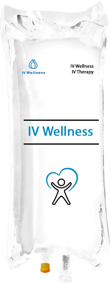 IV Wellness™ signature vitamin infusion bag for overall hydration and wellness support.