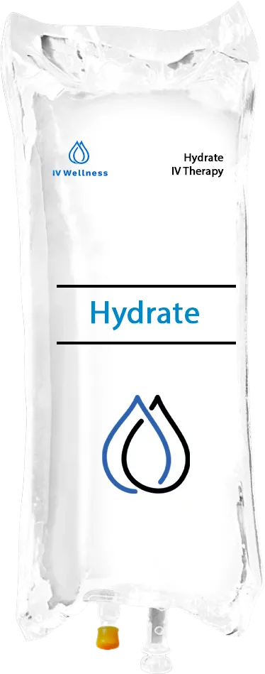 Hydrate therapy treatment bag from IV Wellness™.